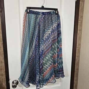 Pendleton Sheer A Line Skirt Size Large Womens